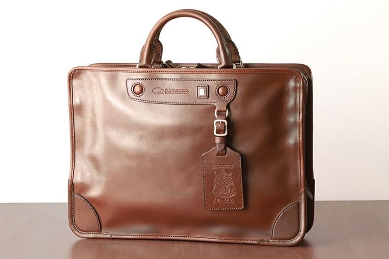 CORBO オールレザー ブリーフケース Famiglia キャメル 日本製 Famiglia ダブルタイプ ブリーフバッグ | CORBO. Online-Shop