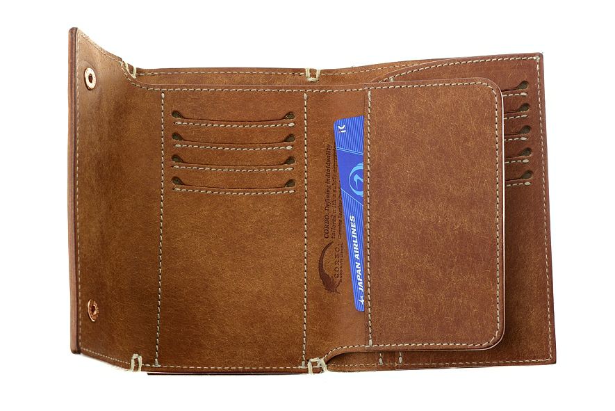 CORBO RIPPLES 三つ折り財布　コルボ　新品 CORBO RIPPLES 三つ折り財布コルボ新品