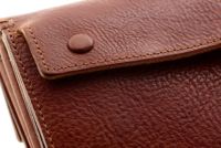 CORBO コルボ FLOW 三ツ折ミニ財布 コンパクト シボ革 ダークブラウン FLOW 三ツ折ミニ財布 | CORBO. Online-Shop