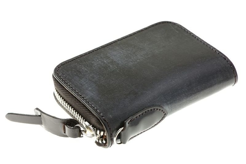 19800円を☆　ラウンドファスナー式カード＆ケース 1LD-0232 face -Bridle Leather- ラウンドファスナー式カード＆コイン