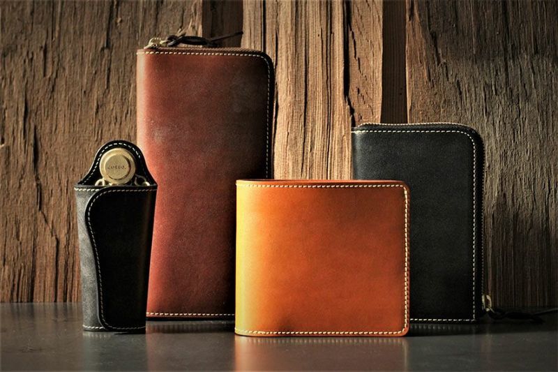 full grain Bridle Leather - 折財布（横型） | CORBO. Online-Shop