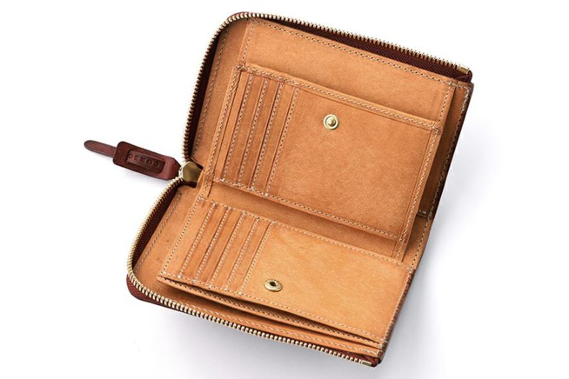 SLATE - L字ファスナー 折財布 [プエブロ](ウォレットコード用Dカン付