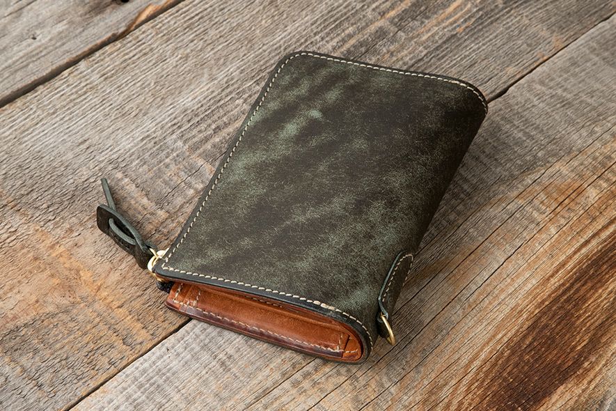 SLATE - L字ファスナー 折財布 [プエブロ](ウォレットコード用Dカン付