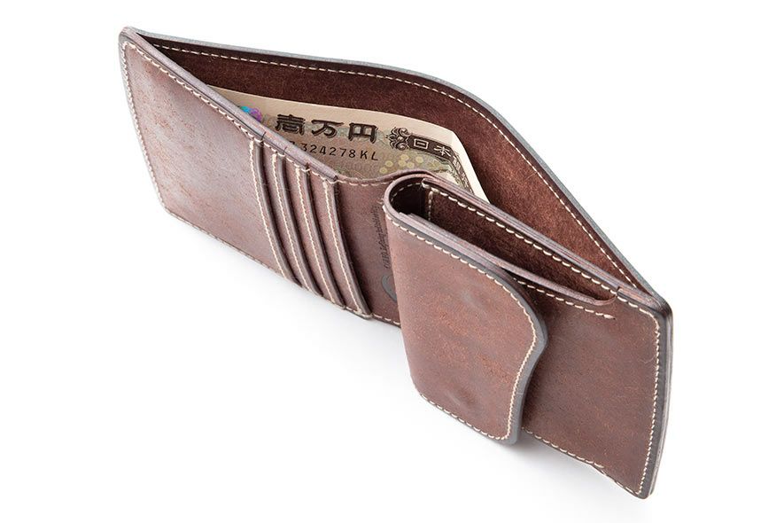 SLATE - G.E.Wallets [プエブロ] スマートウォレット 二つ折財布
